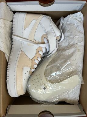 Nike beige custom Air Force 1